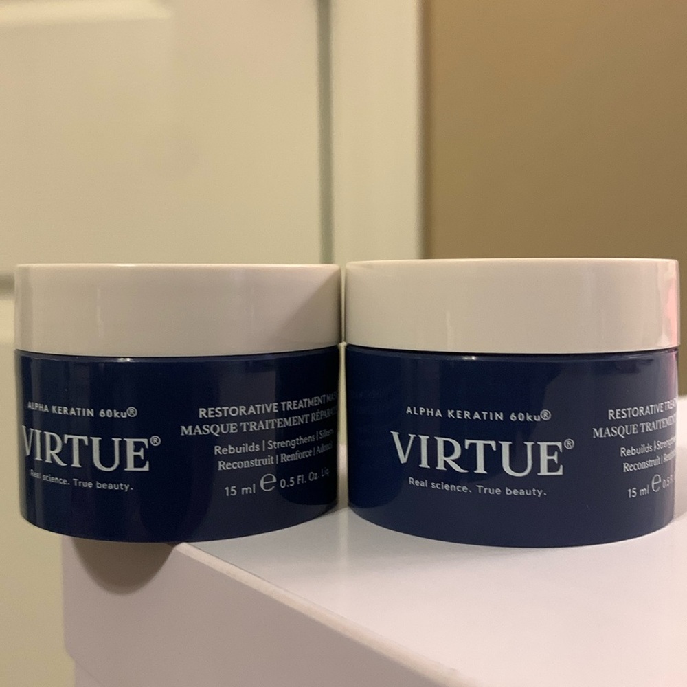 NEW Set Of 2 Virtue Restorative Treatment Masks
